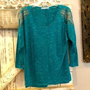 Maurice’s stretch top turquoise